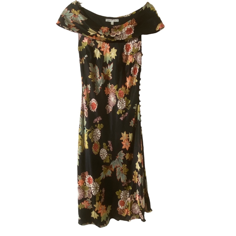 Fiori di Zucca Floral Silk Dress Size 6